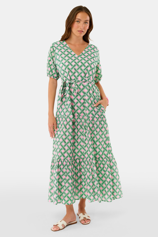 roller rabbit maxi dress Anthropologie Roller Rabbit Ismay Dakota Maxi Dress size L new