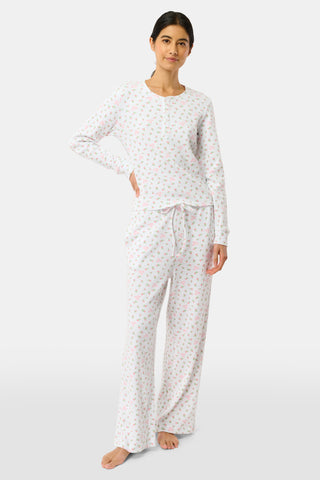 Roller Rabbit Pink Mini Monkey Blossom Rosemary Top