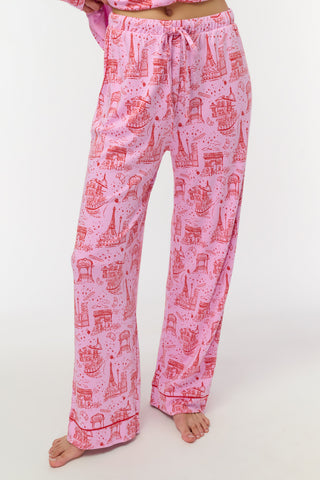 Roller Rabbit Lilac Coucou Lindy Lounge Set