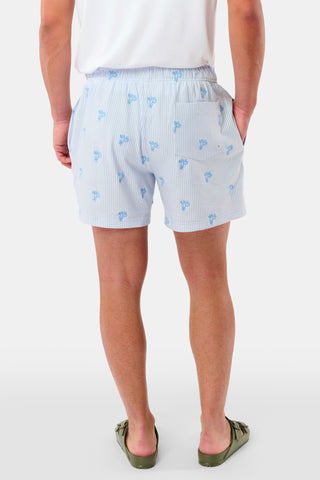 Roller Rabbit Blue Mens Mini Monkey Swim Trunk
