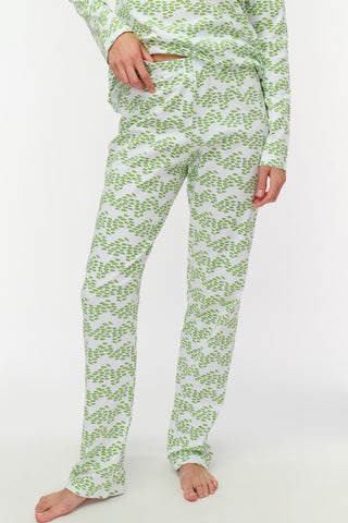 Roller Rabbit Lime Minnows Pajamas
