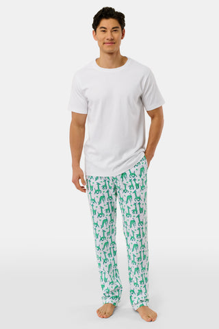 Roller Rabbit Green Mens Gigi Giraffe Simon Pant