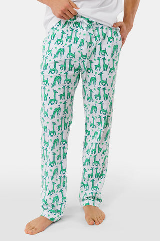 Roller Rabbit Green Mens Gigi Giraffe Simon Pant