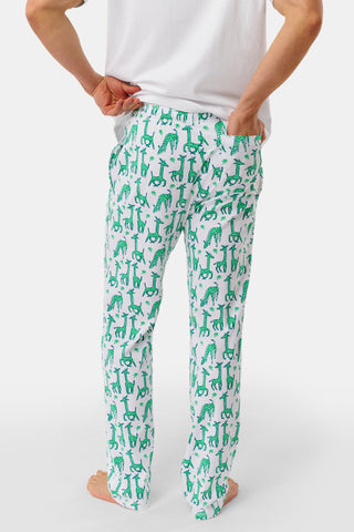 Roller Rabbit Green Mens Gigi Giraffe Simon Pant