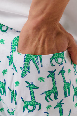 Roller Rabbit Green Mens Gigi Giraffe Simon Pant