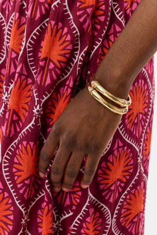 Roller Rabbit Gold BAMBOO BANGLE SET