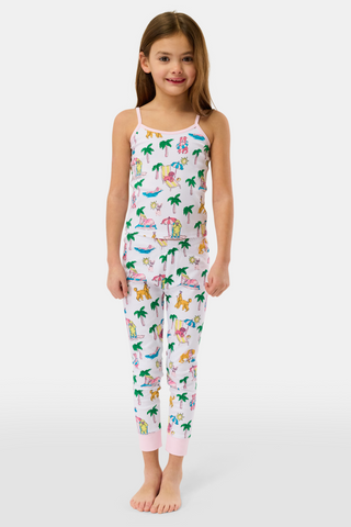 Roller Rabbit Pink Kids Poolside Pups Noa Set