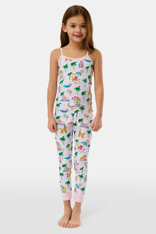 Roller Rabbit Pink Kids Poolside Pups Noa Set