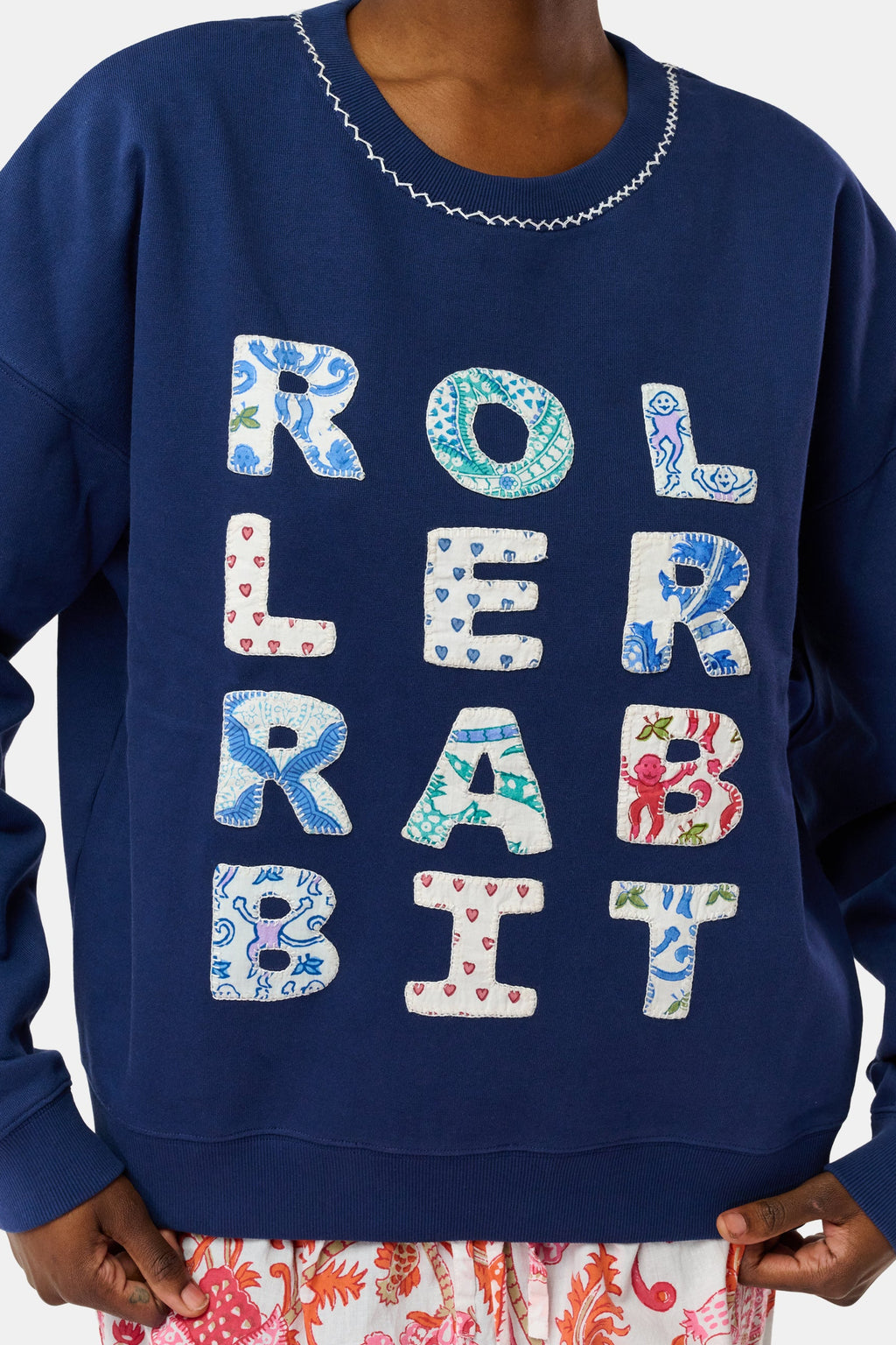 Roller Rabbit Applique Crewneck