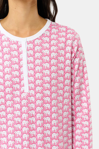 Roller Rabbit Pink Hathi Pajamas
