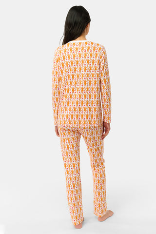 Roller Rabbit Orange Monkey Pajamas
