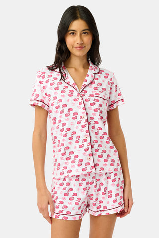 Roller Rabbit Pink Moby Polo Pajamas
