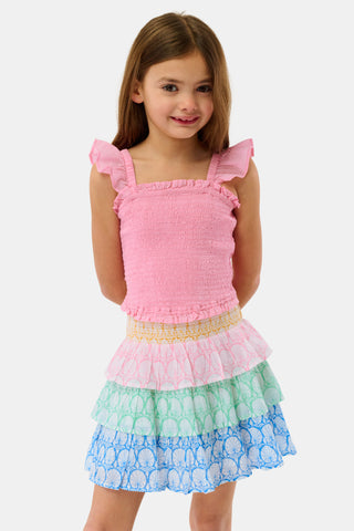 Roller Rabbit Multi Kids Fan Geo Sami Skirt