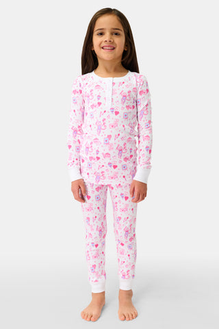 Roller Rabbit Pink Kids Love Letters Juniper Pajamas
