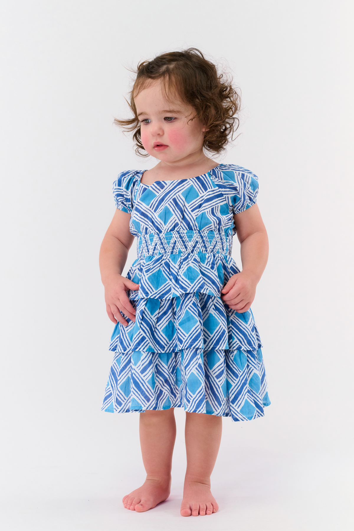 blue and white toddler dress / 2 Dress can be made Forging Marines: How one weight_heavy Size:6'0