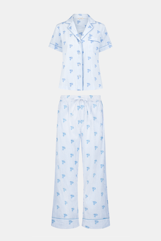 Roller Rabbit Blue Mini Monkey Liza Set