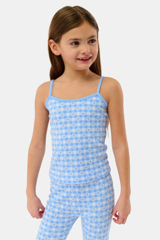 Roller Rabbit Blue Kids Gingham Hearts Campbell Set