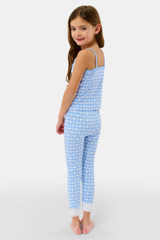 Roller Rabbit Blue Kids Gingham Hearts Campbell Set