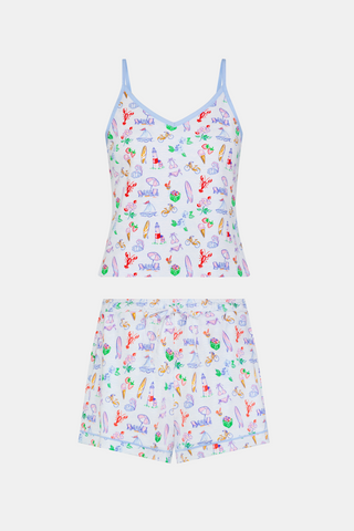 Roller Rabbit Blue Summer Club Mischa Set