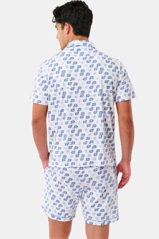 Roller Rabbit Men's Blue Moby Louie Pajamas