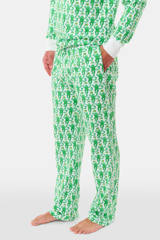 Roller Rabbit Men's Emerald Monkey Spencer Pajamas 