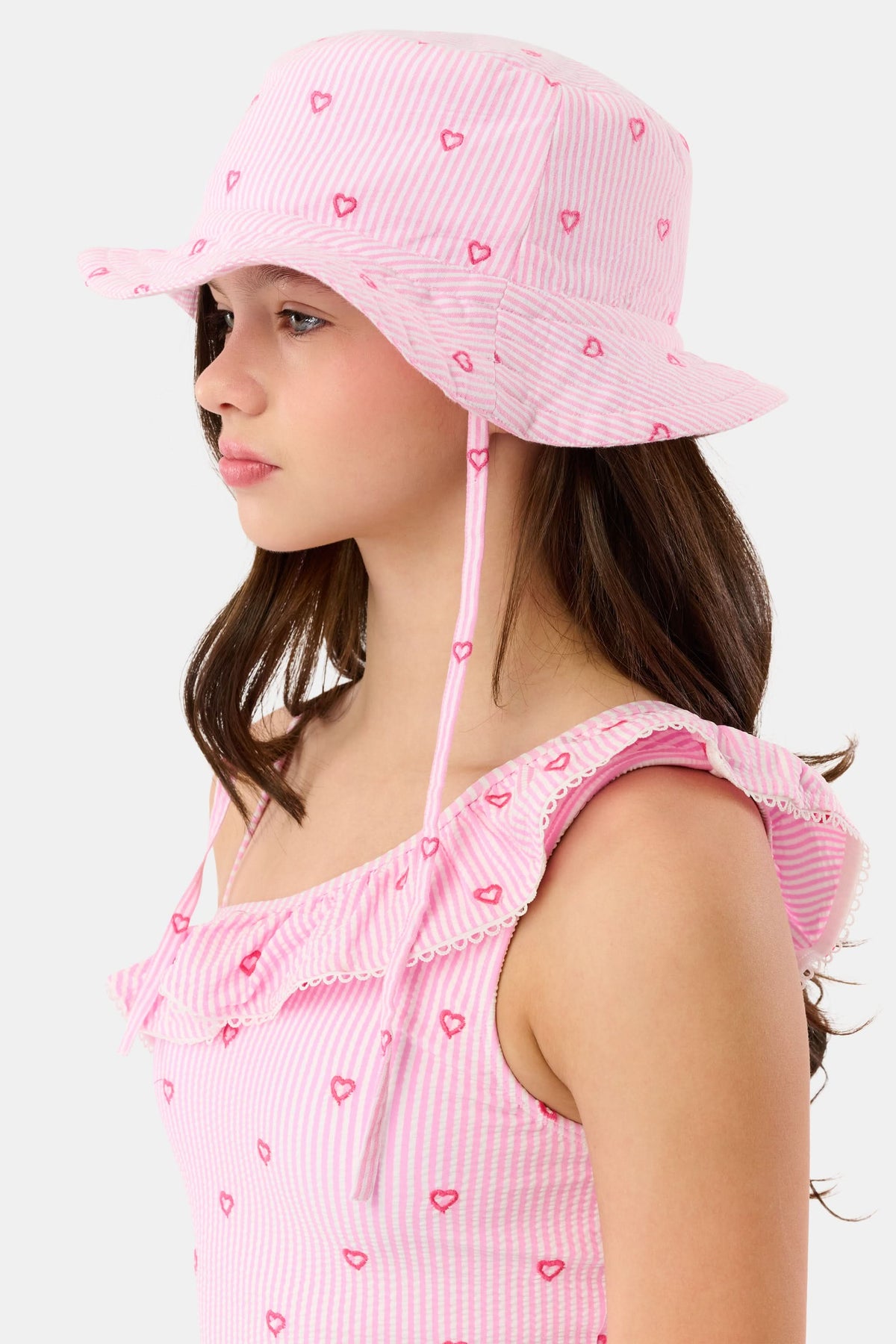 Maje Printed‎ Cotton Bob Bucket Hat Heart & Ki Womens Retro Heart Lipstick Lips Amazon.com: Keith Haring Smiling Heart Black Embroidered  main image 4