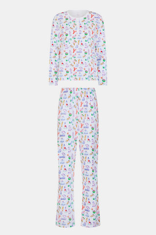 Roller Rabbit Blue Summer Club Pajamas