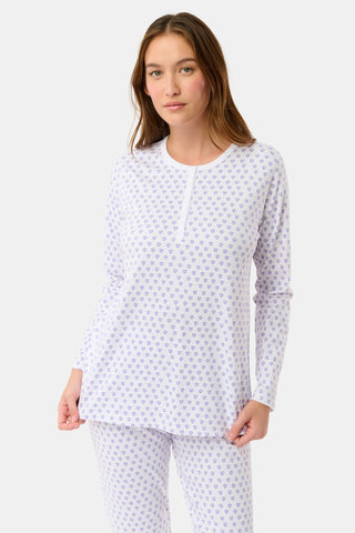 Roller Rabbit Lavender Hearts Pajamas
