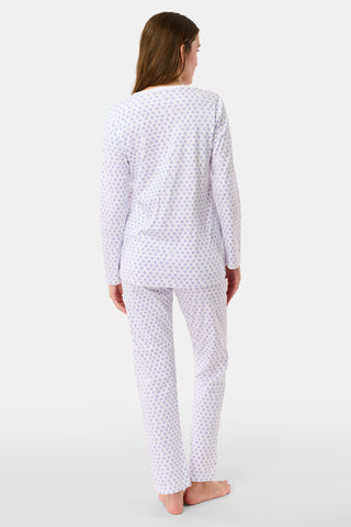 Roller Rabbit Lavender Hearts Pajamas