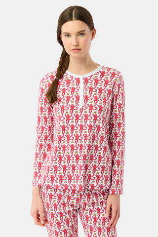 Roller Rabbit Pink Monkey Pajamas