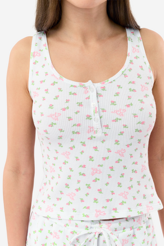 Roller Rabbit Pink Mini Monkey Blossom Cherry Tank Set