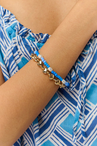 Colorful Hearts Bracelet Stack