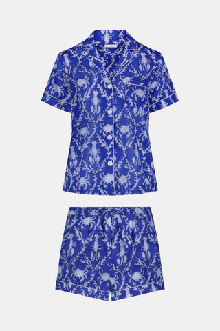 Roller Rabbit Blue Lobster Trellis Livy Set