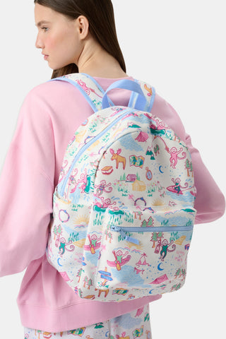 Roller Rabbit Pink Camp RR Backpack