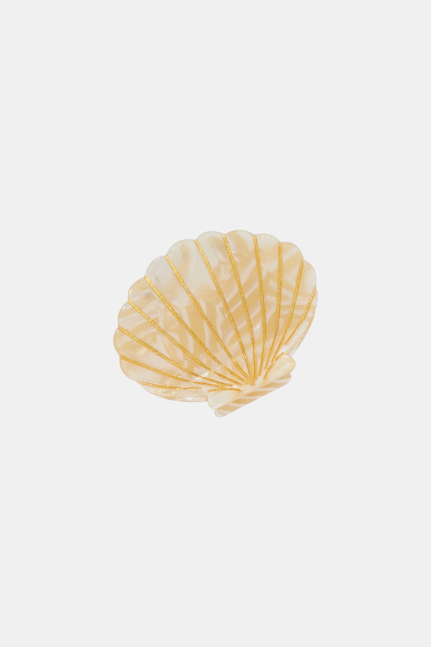 Roller Rabbit Gold Sea Shell Hair Clip