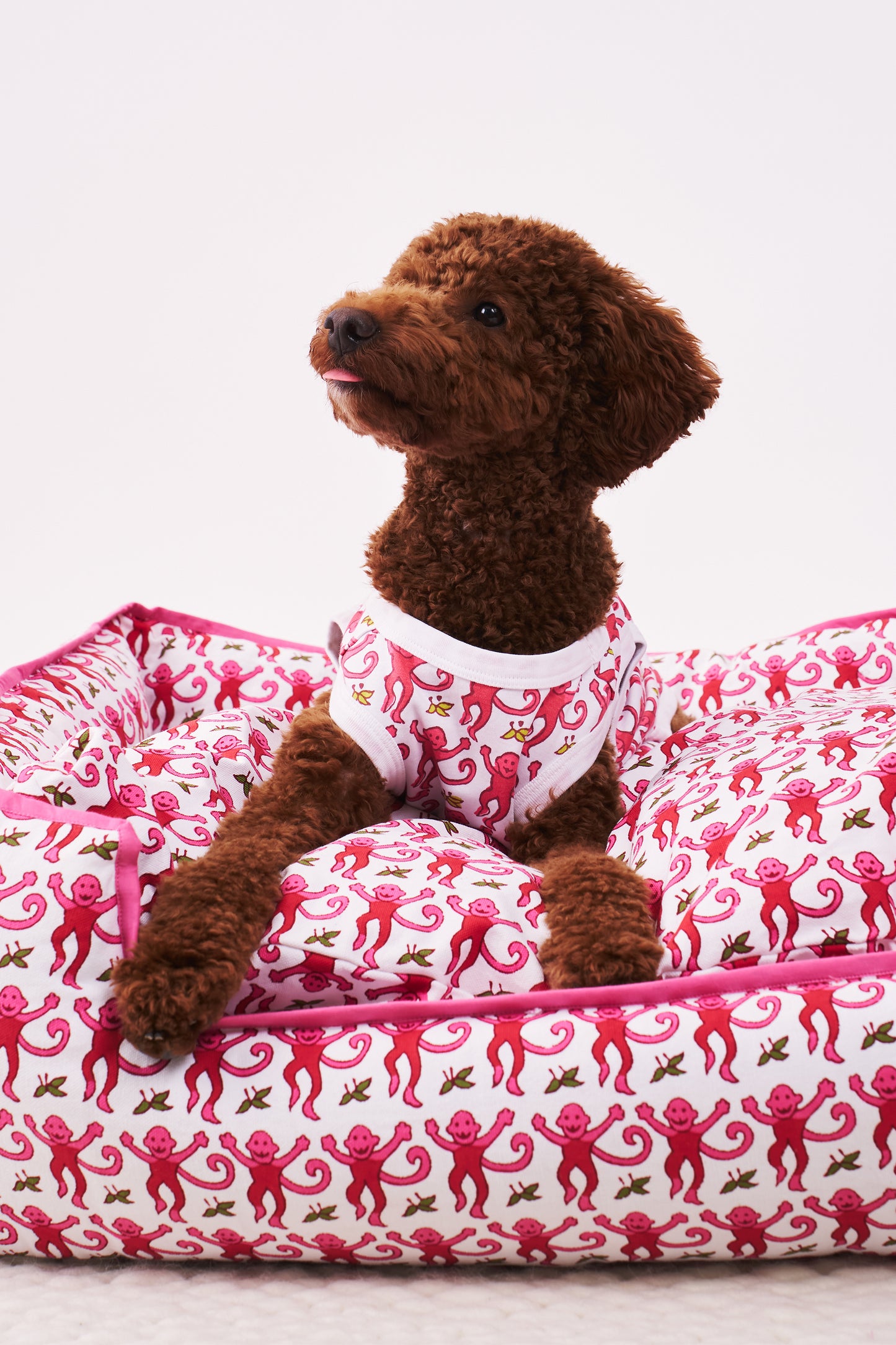 Roller Rabbit Pink Monkey Dog Pajamas