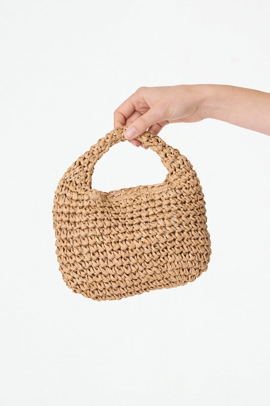 Hat Attack Natural Micro Slouch Bag