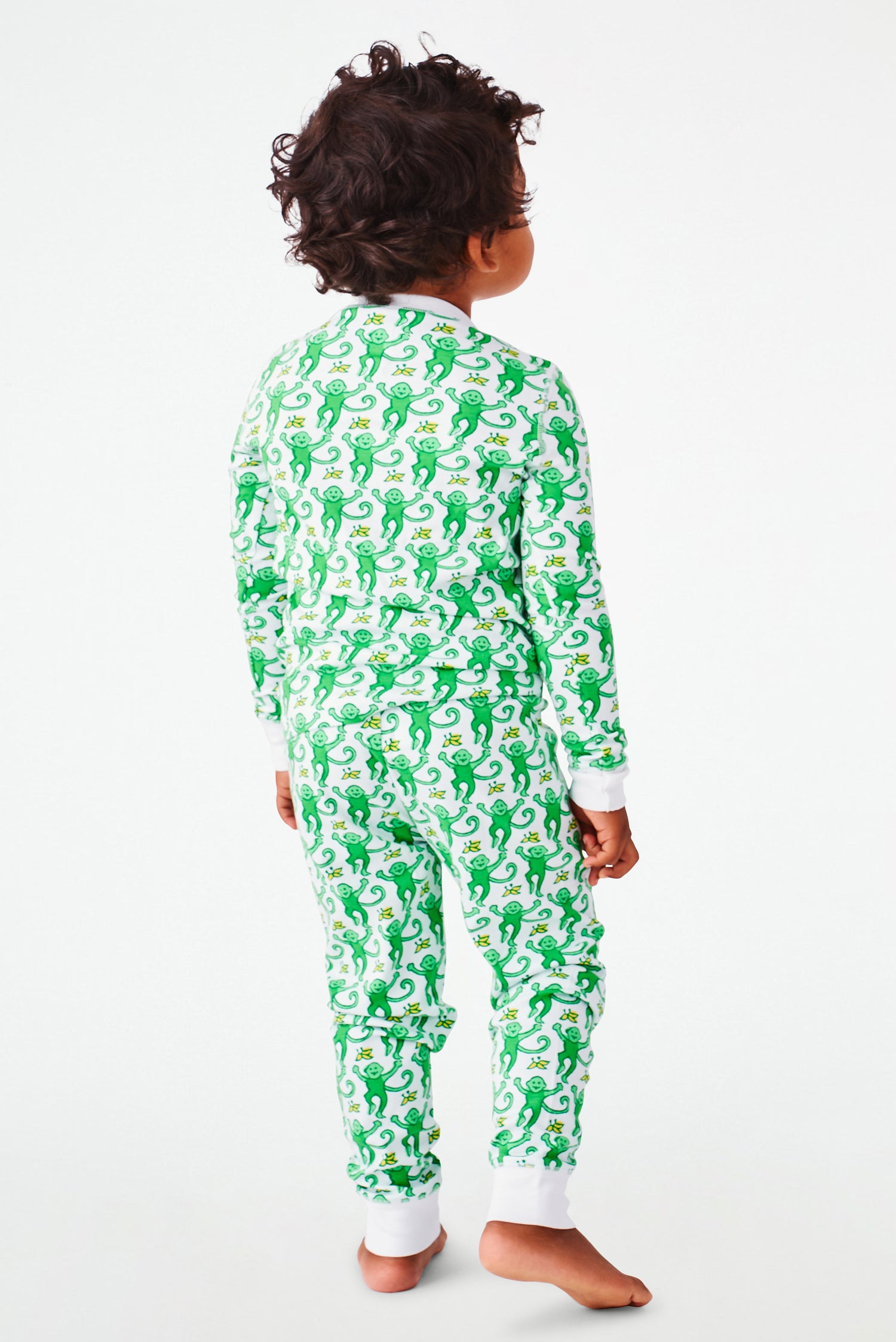 Roller Rabbit Kids Emerald Monkey Pajamas