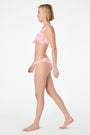Roller Rabbit Coral Amanda/Monkey Adella Reversible Bikini Top