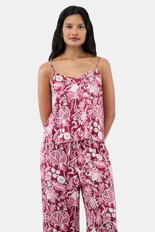 ROLLER RABBIT BURGUNDY AMANDA TINA TANK SET