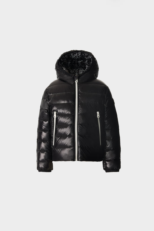 Kids Mackage Monkey Reversible Puffer view 2