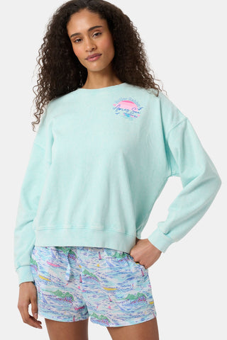 Roller Rabbit Mint Apres Sea Phoebe Sweatshirt