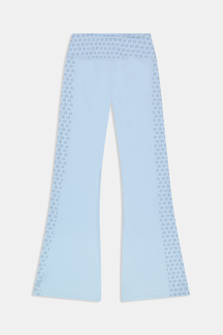 Roller Rabbit Ice Blue Stars Ally Flared Leggings