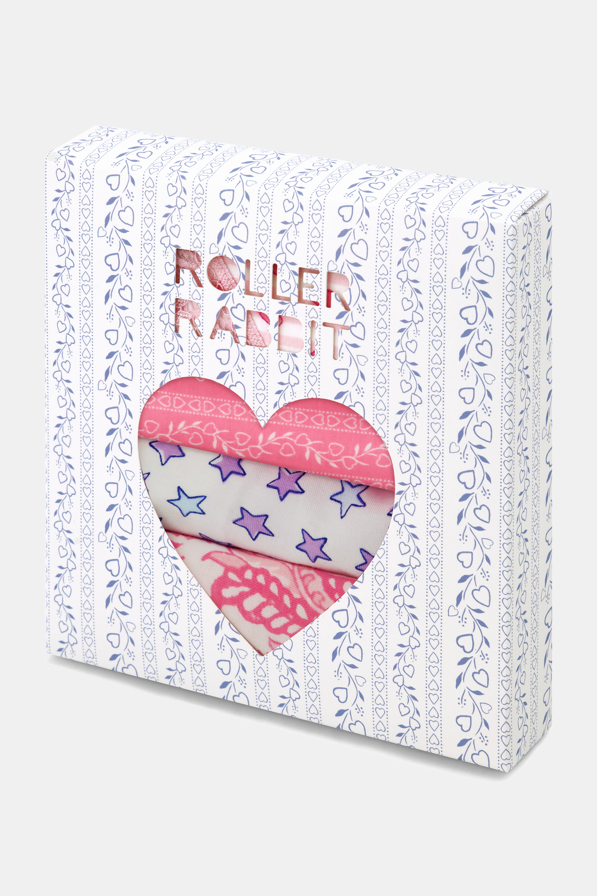 新品未開封raspberrypie 柄タイツ　rabbit heart Lovely Stripe Mixed Bikini 4 Pack – Roller Rabbit