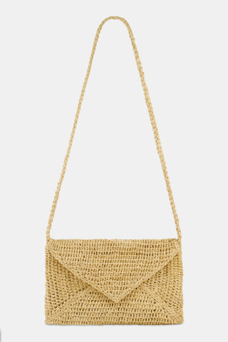Hat Attack Natural Emmie Envelope Clutch