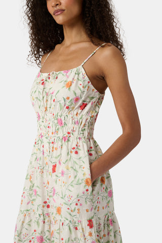 Roller Rabbit White Baroque Floral Karla Dress