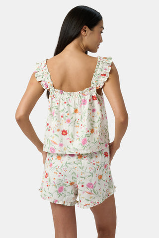 Roller Rabbit White Baroque Floral Saylor Set