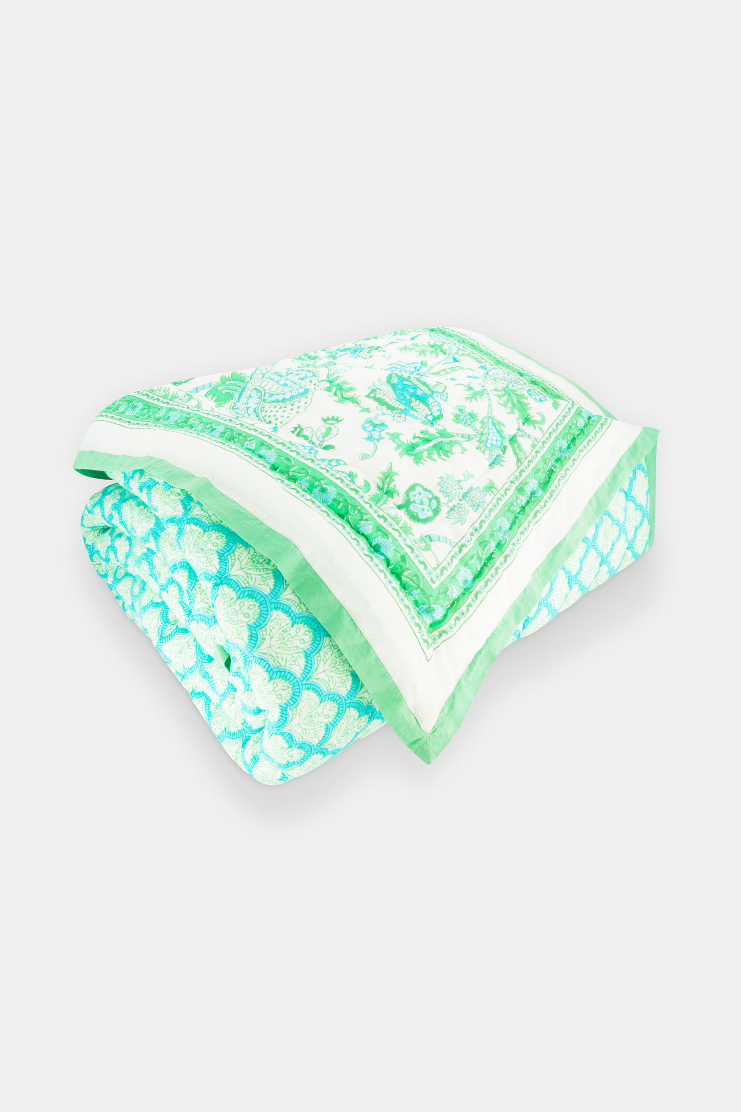 Roller Rabbit Mint Amanda/Jemina Reversible Quilt view 2