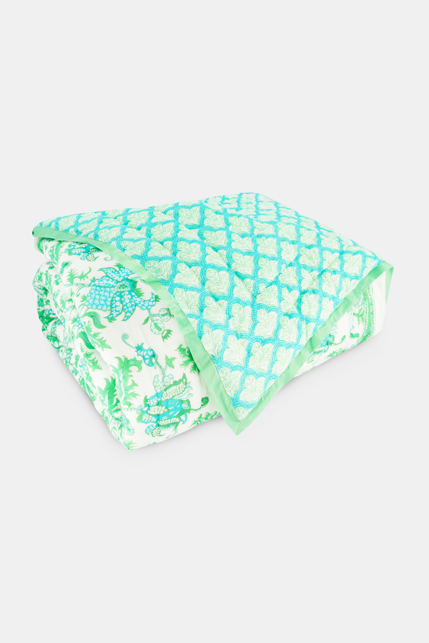 Roller Rabbit Mint Amanda/Jemina Reversible Quilt view 4