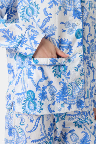 Roller Rabbit Blue Amanda Loungewear